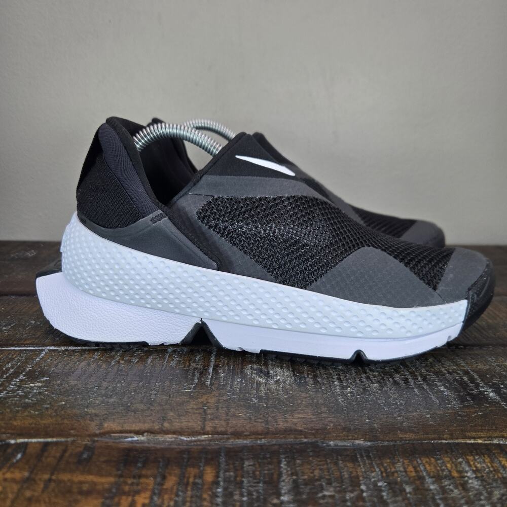NEW Nike Go FlyEase Womens Size 5.5 Black White Slip On Shoes DR5540-002